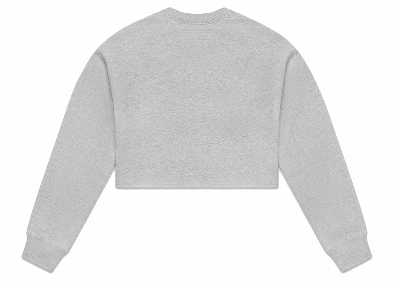 OVO U Of T Womens Cropped Crew Heather Grey