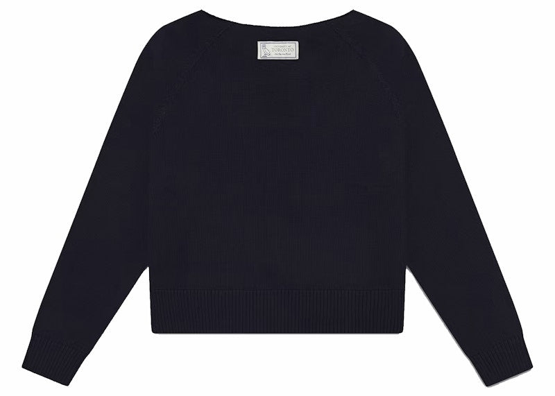 OVO U Of T Womens Rugby Polo Sweater Navy