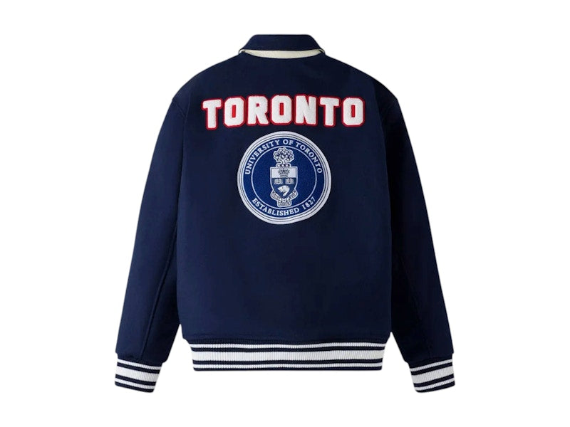 OVO University of Toronto Campus Varsity Jacket Navy