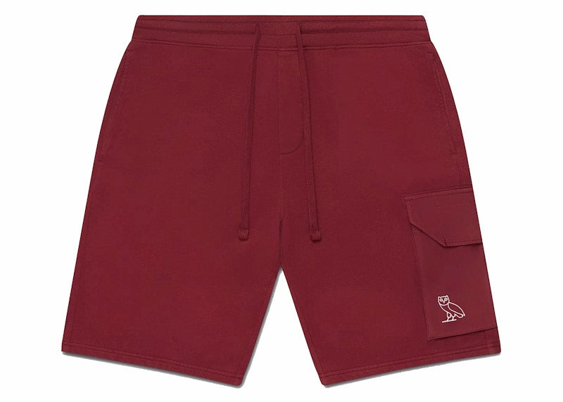 OVO Utility Cargo Short Burgundy