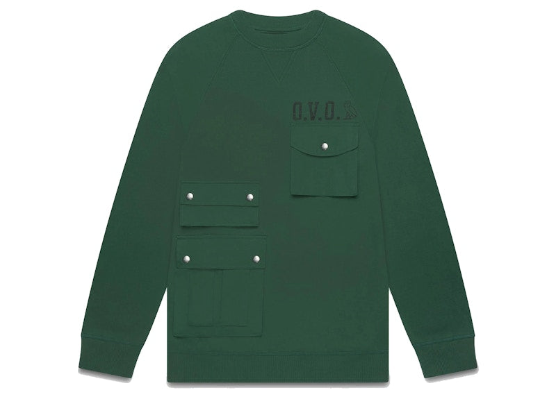 OVO Utility Crewneck Dark Green