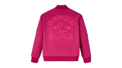 OVO Valentine's Collegiate Varsity Jacket Fuchsia