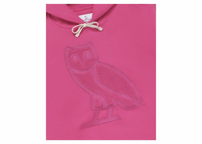 OVO Valentine's Sweeterman OG Owl Hoodie Fuschia