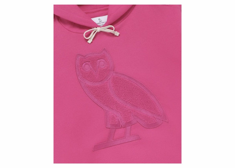OVO Valentine's Sweeterman OG Owl Hoodie Fuschia
