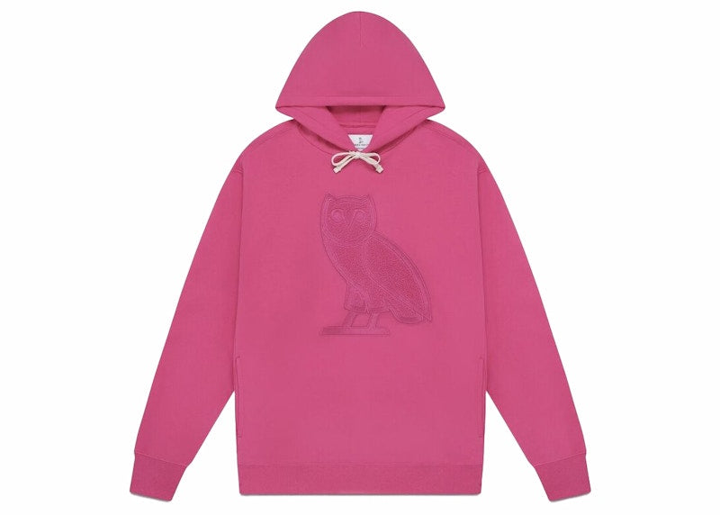 OVO Valentine's Sweeterman OG Owl Hoodie Fuschia