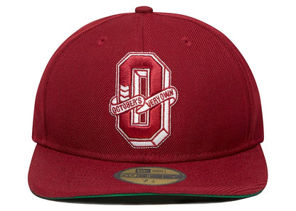 OVO Varsity New Era 59Fifty Fitted Cap Maroon