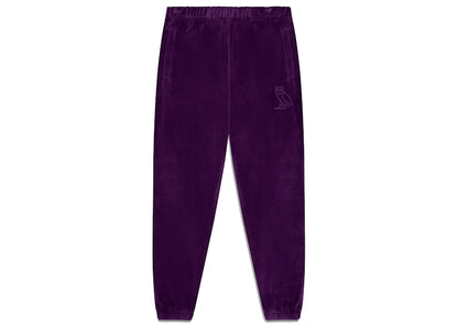 OVO Velour Track Pant Purple