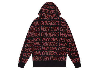 OVO W.T.T.F. Repeat Hoodie Black