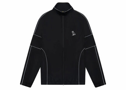 OVO Wind Tech Reflective Track Jacket Black