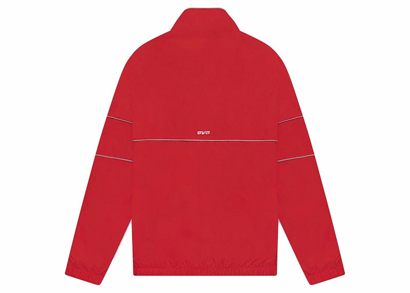 OVO Wind Tech Reflective Track Jacket Red