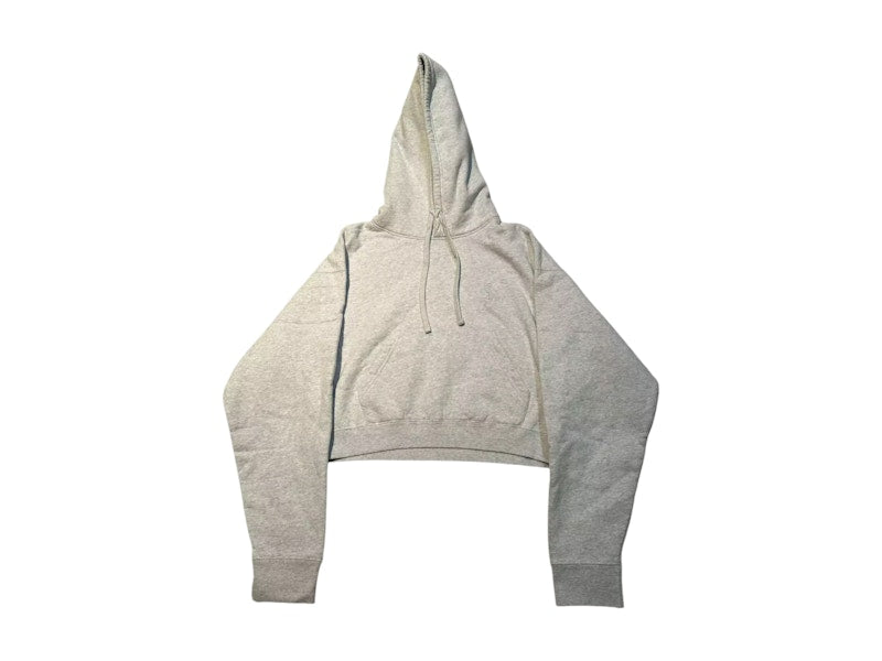OVO Women's Classic Owl Cropped Hoodie Gray