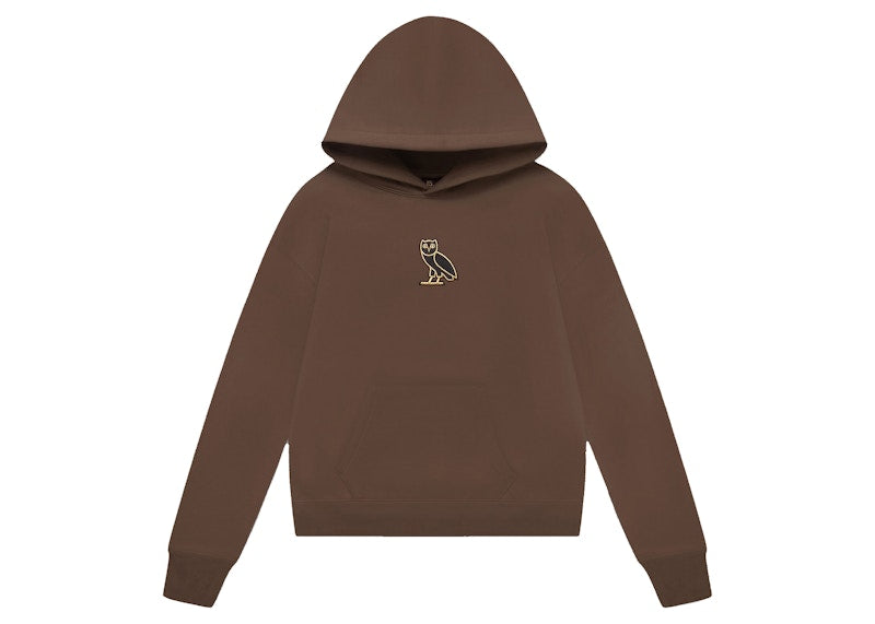 OVO Womens Classic Owl Hoodie Mocha