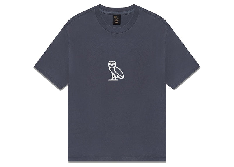 OVO Womens Garment Dye T-shirt Odyssey Blue
