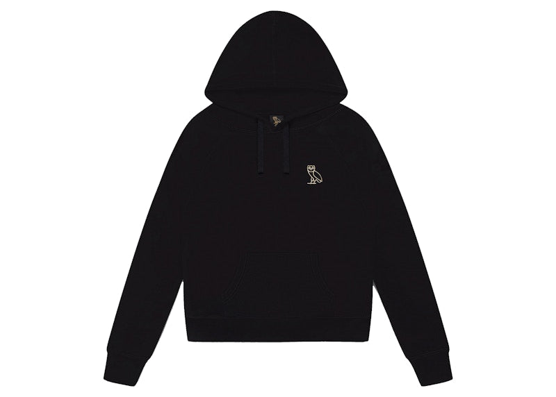 OVO Womens Knit Hoodie Black