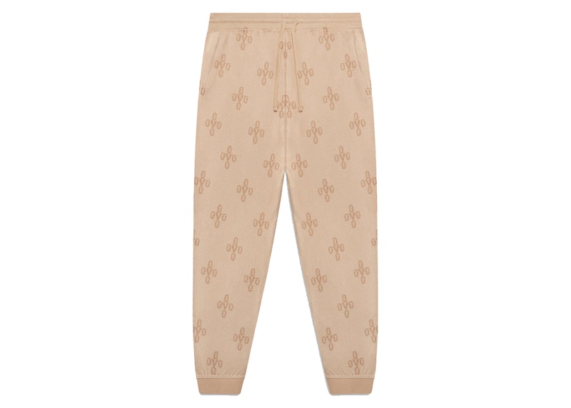 OVO Women's Monogram Terry Cloth Sweatpant Beige