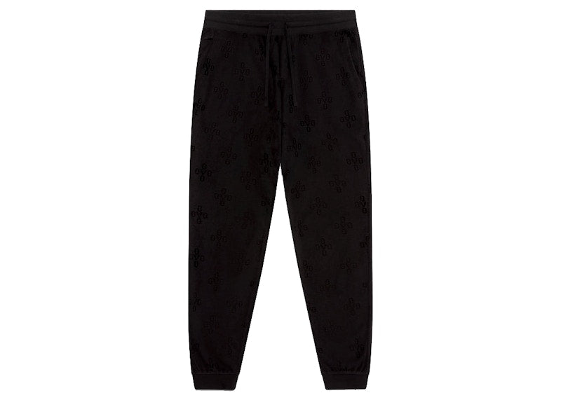 OVO Women's Monogram Terry Cloth Sweatpant Black