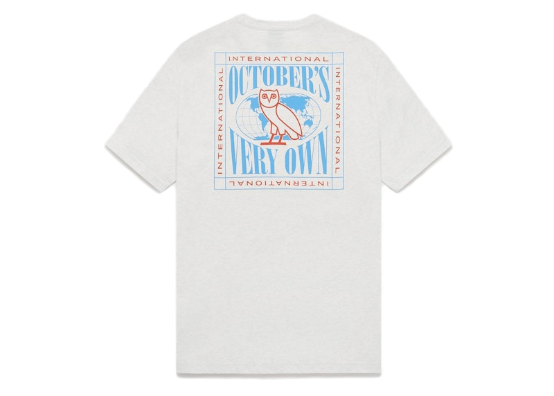 OVO World Tour Pocket T-shirt Ash Heather Grey