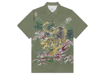OVO X Avanti Silk Shirt Olive