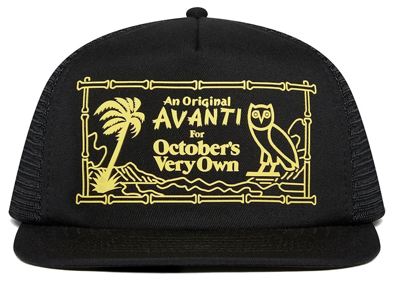 OVO X Avanti Trucker Hat Black