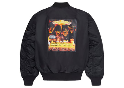 OVO x Alpha Industries x Hot Boys MA-1 Bomber Jacket Black