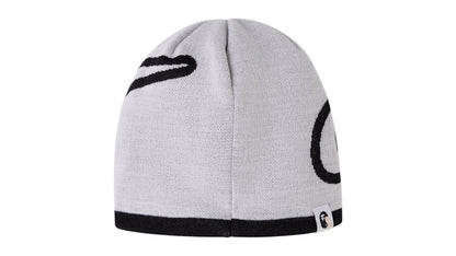 OVO x BAPE-STA Logo Beanie White