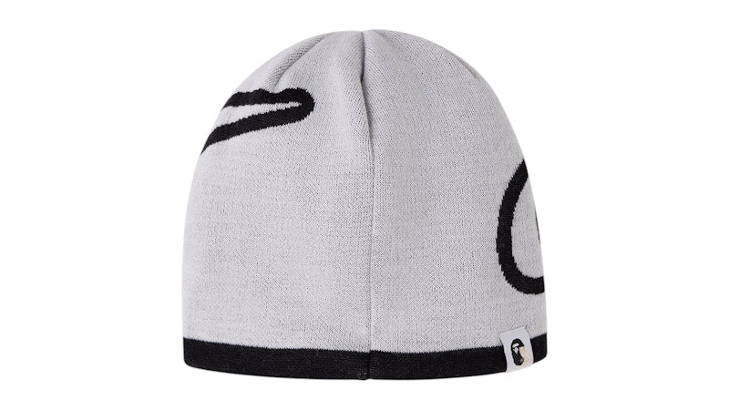 OVO x BAPE-STA Logo Beanie White