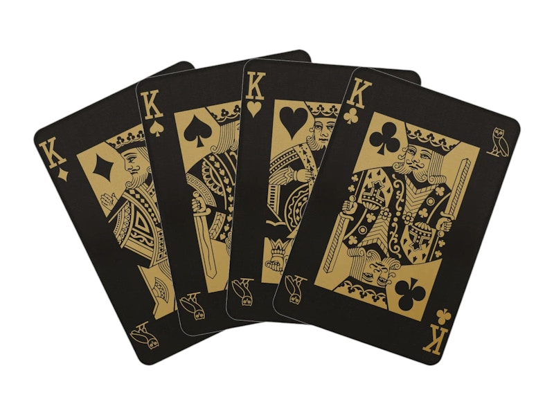 OVO x Bicycle Playing Cards Black