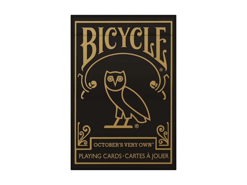 OVO x Bicycle Playing Cards Black