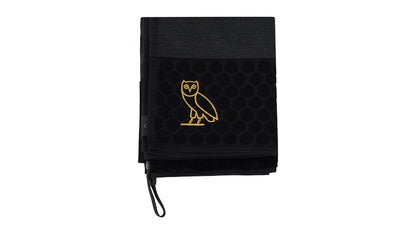OVO x Callaway Embroidered Logo Tour Golf Towel Black