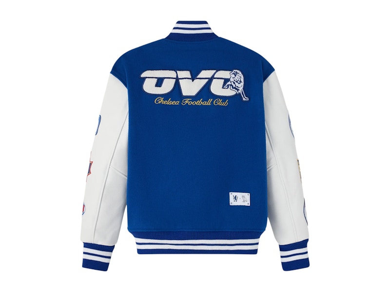 OVO x Chelsea FC Varsity Jacket Blue