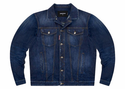 OVO x DSquared Denim Trucker Jacket Blue