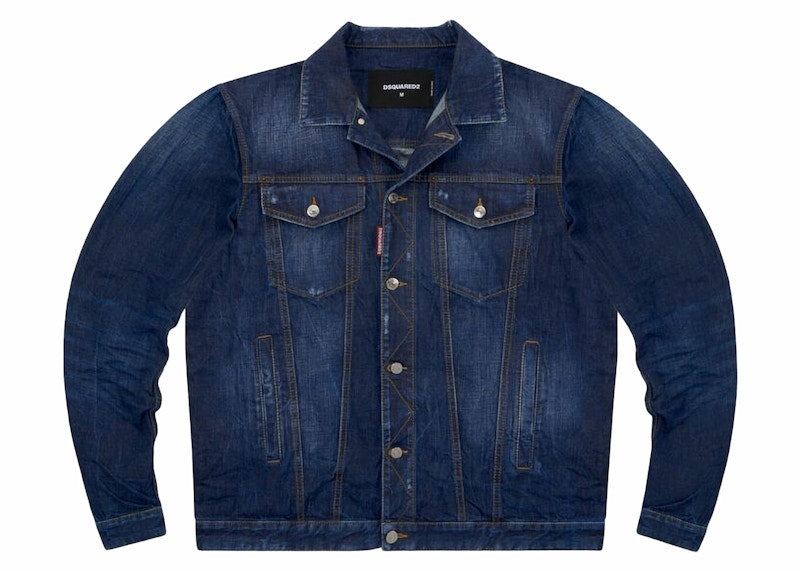 OVO x DSquared Denim Trucker Jacket Blue