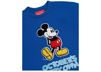 OVO x Disney Classic Mickey Crewneck Royal Blue