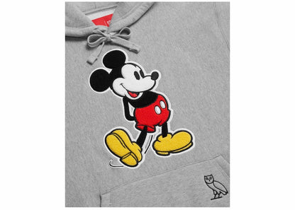 OVO x Disney Classic Mickey Hoodie Heather Grey