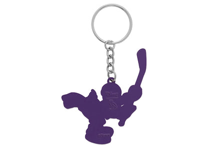 OVO x Disney Donald "OWLS" Keychain Yellow/Purple