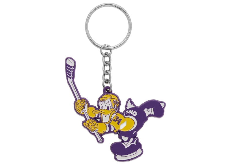 OVO x Disney Donald "OWLS" Keychain Yellow/Purple