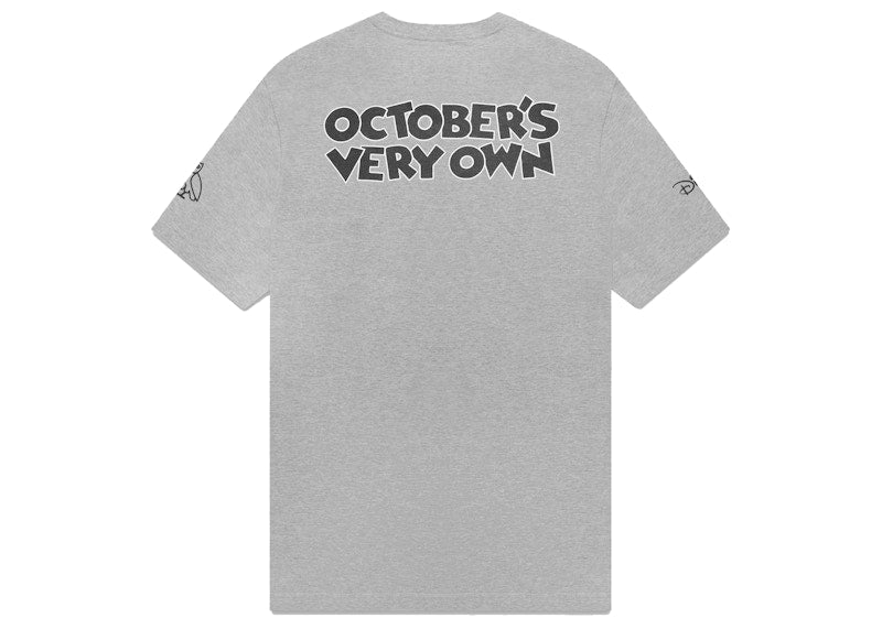 OVO x Disney Donald "OWLS" T-shirt Heather Grey