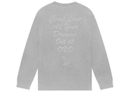 OVO x Disney Dream Team Crewneck Heather Grey