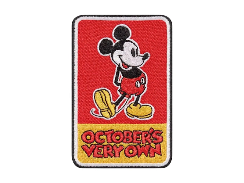 OVO x Disney Mickey Mouse Patch Red