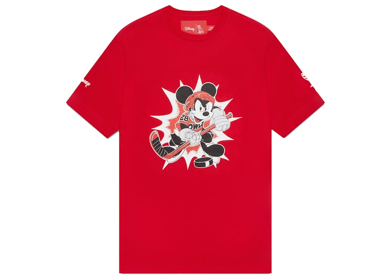 OVO x Disney Mickey "OWLS" T-shirt Red