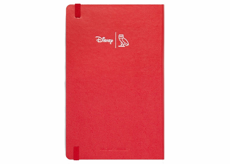 OVO x Disney Moleskine Notebook Red