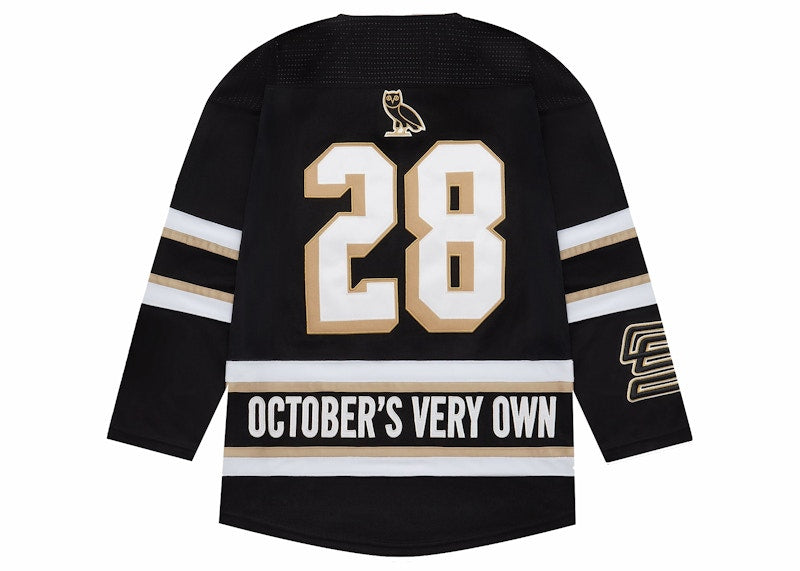 OVO x Disney "OWLS" Hockey Jersey Black