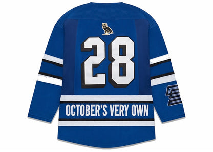 OVO x Disney "OWLS" Hockey Jersey Royal Blue