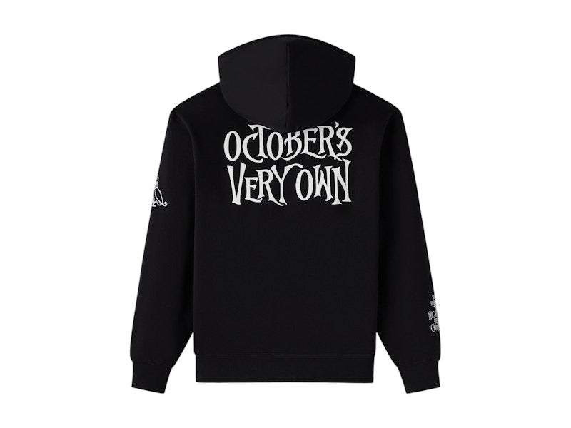 OVO x Disney The Nightmare Before Christmas Jack Skellington Hoodie Black