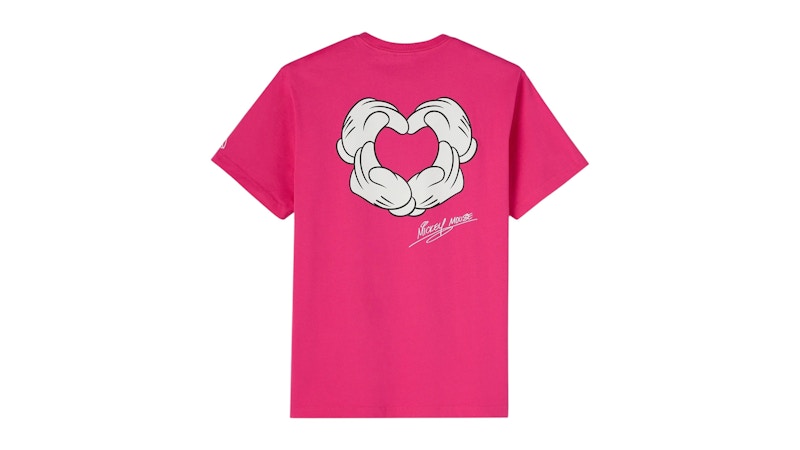 OVO x Disney Valentine's Collegiate T-Shirt Fuchsia