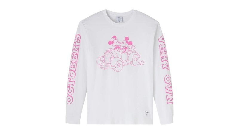 OVO x Disney Valentine's Long-Sleeve T-Shirt White