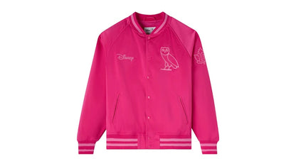 OVO x Disney Valentine's Satin Jacket Fuchsia