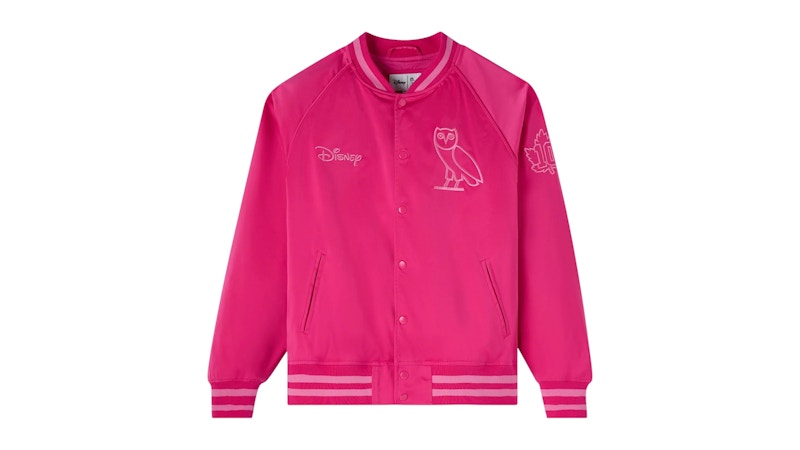 OVO x Disney Valentine's Satin Jacket Fuchsia