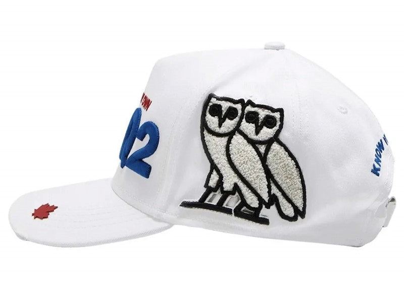 OVO x Dsquared Chenille Hat White