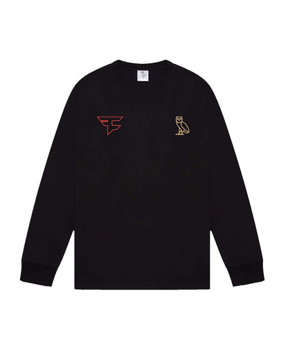 OVO x Faze Clan New Athletes Longsleeve T-Shirt Black
